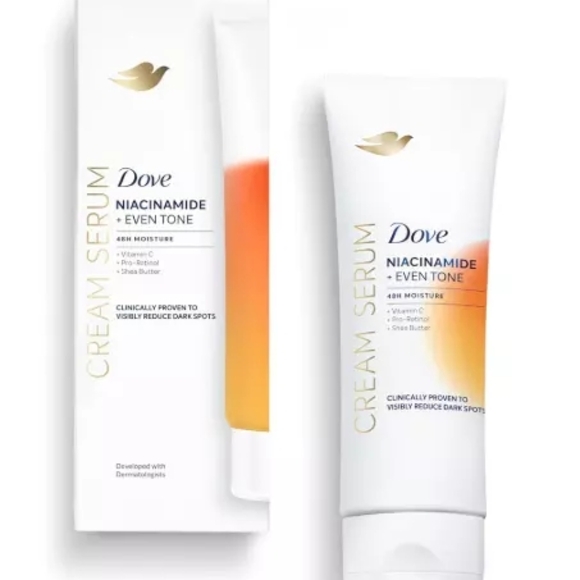 Dove Cream Serum Niacinamide + Even Tone for Dark Spots & Uneven Tone, Vitamin C - Picture 1 of 4